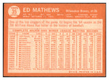 1964 Topps Baseball #035 Eddie Mathews Braves EX 475745