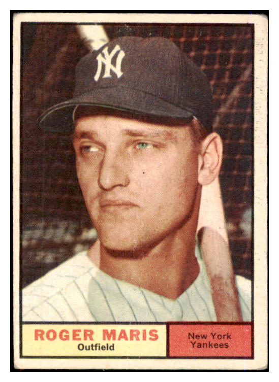 1961 Topps Baseball #002 Roger Maris Yankees VG-EX 475746
