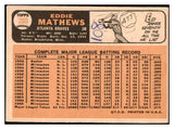 1966 Topps Baseball #200 Eddie Mathews Braves EX 475749