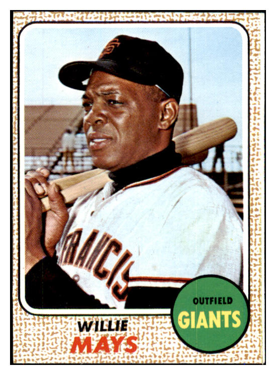 1968 Topps Baseball #050 Willie Mays Giants EX+/EX-MT 475760