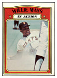 1972 Topps Baseball #050 Willie Mays IA Giants EX 475764