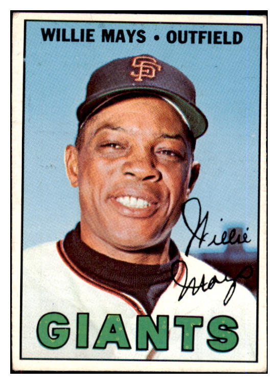 1967 Topps Baseball #200 Willie Mays Giants VG-EX 475770