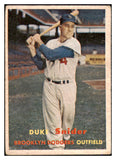 1957 Topps Baseball #170 Duke Snider Dodgers VG 475788