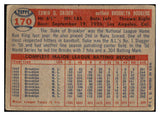 1957 Topps Baseball #170 Duke Snider Dodges VG 475788