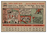 1956 Topps Baseball #260 Pee Wee Reese Dodgers VG 475811