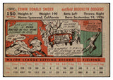 1956 Topps Baseball #150 Duke Snider Dodgers GD-VG Gray 475813