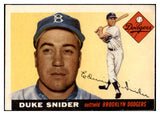 1955 Topps Baseball #210 Duke Snider Dodgers VG-EX 475814