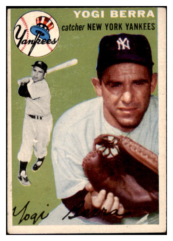1954 Topps Baseball #050 Yogi Berra Yankees VG-EX/EX 475829