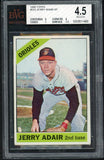 1966 Topps Baseball #533 Jerry Adair Orioles BVG 4.5 VG-EX+ 475885