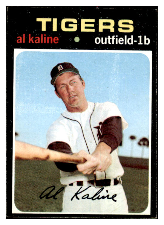 1971 Topps Baseball #180 Al Kaline Tigers EX-MT 475913