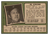 1971 Topps Baseball #180 Al Kaline Tigers EX-MT 475913