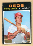 1971 Topps Baseball #250 Johnny Bench Reds VG/VG-EX 475919