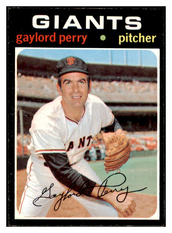 1971 Topps Baseball #140 Gaylord Perry Giants Good 475922
