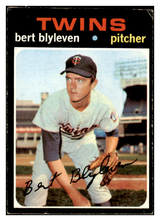 1971 Topps Baseball #026 Bert Blyleven Twins VG 475923