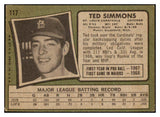 1971 Topps Baseball #117 Ted Simmons Cardinals VG-EX 475930