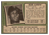 1971 Topps Baseball #210 Rod Carew Twins VG-EX 475931
