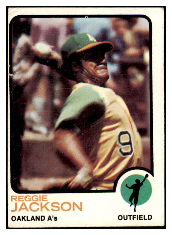 1973 Topps Baseball #255 Reggie Jackson A's Good 475940
