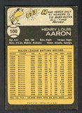 1973 Topps Baseball #100 Hank Aaron Braves EX 475945