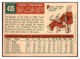 1959 Topps Baseball #435 Frank Robinson Reds EX-MT 475946