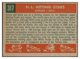 1959 Topps Baseball #317 Willie Mays Richie Ashburn EX 475961