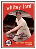 1959 Topps Baseball #430 Whitey Ford Yankees EX 475964