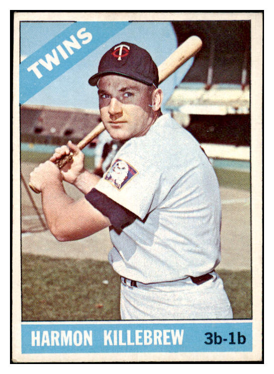 1966 Topps Baseball #120 Harmon Killebrew Twins VG-EX 475965