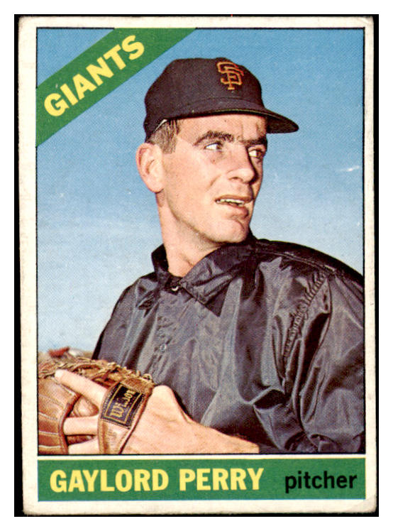 1966 Topps Baseball #598 Gaylord Perry Giants VG-EX 475966