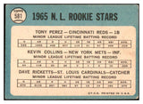 1965 Topps Baseball #581 Tony Perez Reds VG-EX 475975