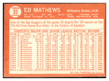 1964 Topps Baseball #35 Eddie Mathews Braves EX-MT 475983