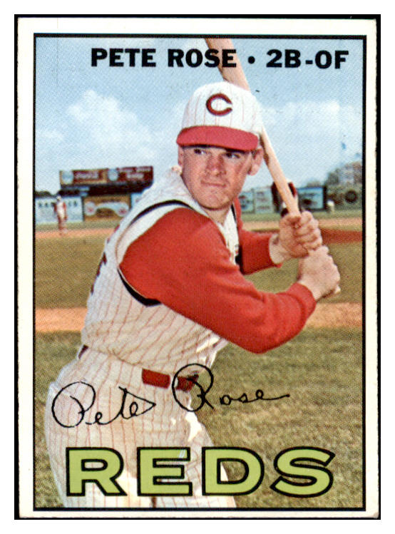 1967 Topps Baseball #430 Pete Rose Reds EX-MT 475993