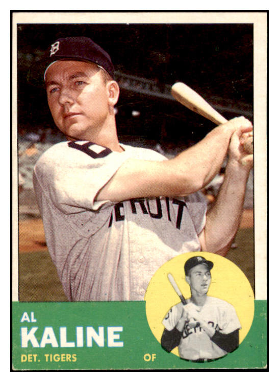 1963 Topps Baseball #025 Al Kaline Tigers EX-MT 476007