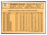 1963 Topps Baseball #320 Warren Spahn Braves EX-MT 476016