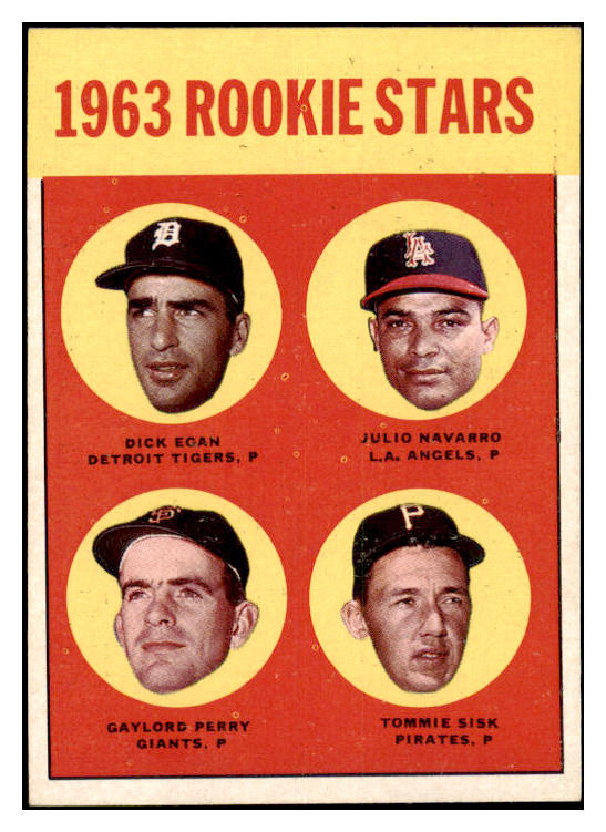 1963 Topps Baseball #169 Gaylord Perry Giants EX-MT 476018