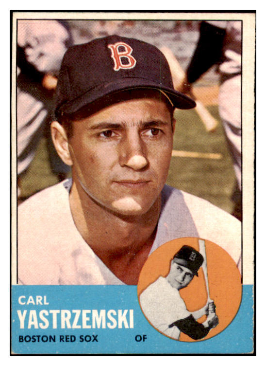 1963 Topps Baseball #115 Carl Yastrzemski Red Sox EX-MT 476019