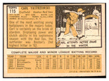 1963 Topps Baseball #115 Carl Yastrzemski Red Sox EX-MT 476019
