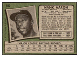 1971 Topps Baseball #400 Hank Aaron Braves VG-EX 476024