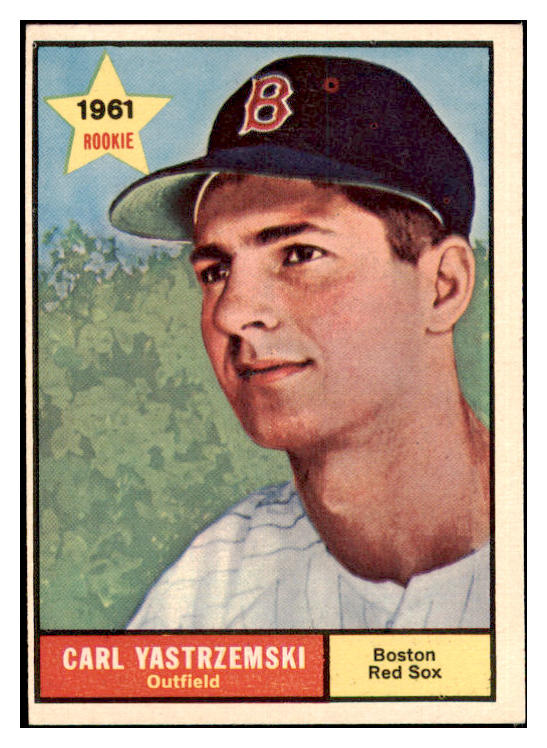 1961 Topps Baseball #287 Carl Yastrzemski Red Sox EX 476029