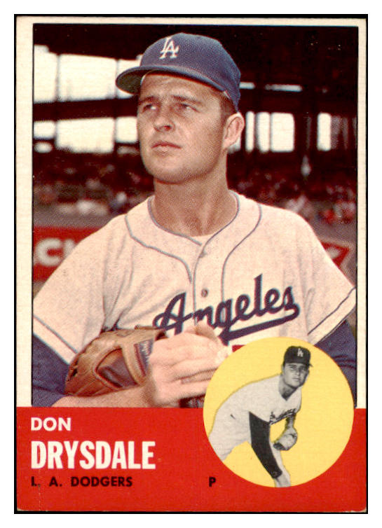 1963 Topps Baseball #360 Don Drysdale Dodgers NR-MT 476041