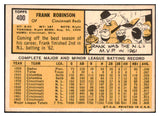 1963 Topps Baseball #400 Frank Robinson Reds EX-MT 476047