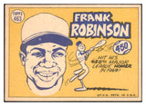 1970 Topps Baseball #463 Frank Robinson A.S. Orioles VG-EX 476081