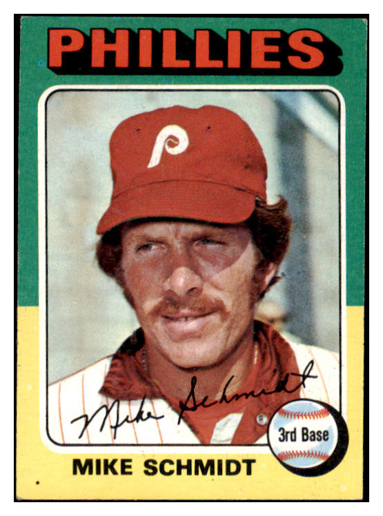 1975 Topps Baseball #070 Mike Schmidt Phillies EX-MT 476085