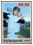 1970 Topps Baseball #010 Carl Yastrzemski Red Sox EX-MT 476106