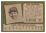 1971 Topps Baseball #014 Dave Concepcion Reds EX+/EX-MT 476129
