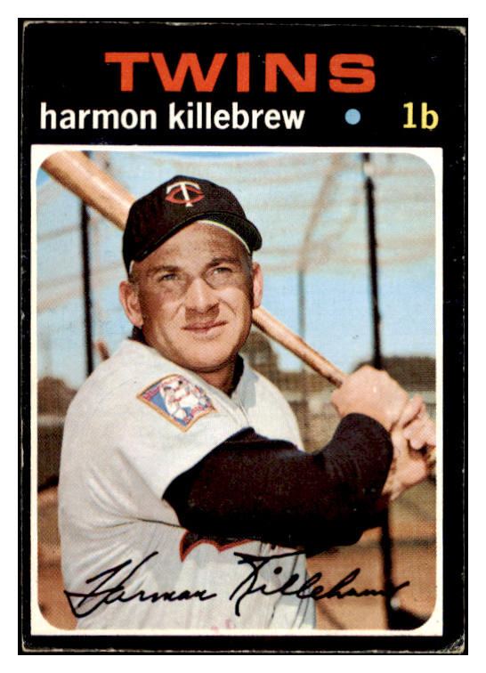 1971 Topps Baseball #550 Harmon Killebrew Twins VG-EX 476134