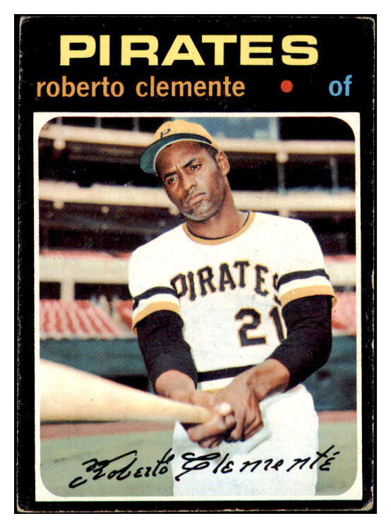 1971 Topps Baseball #630 Roberto Clemente Pirates VG-EX 476135