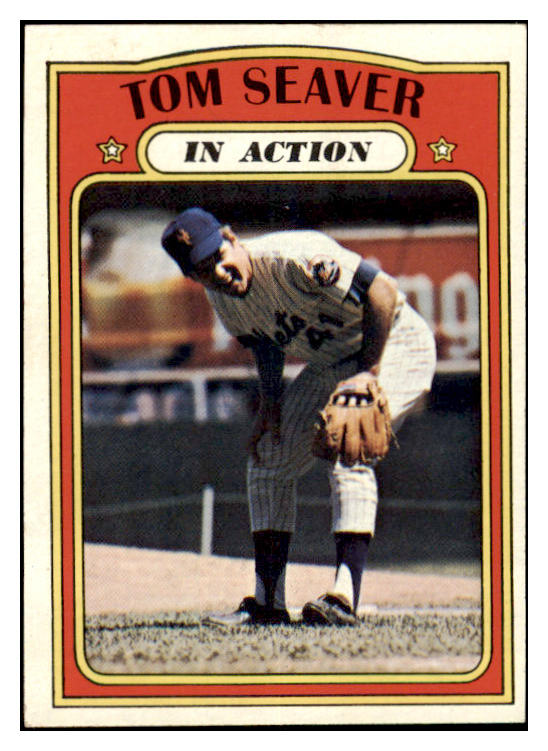 1972 Topps Baseball #446 Tom Seaver IA Mets EX-MT 476140