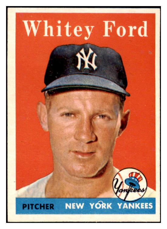 1958 Topps Baseball #320 Whitey Ford Yankees EX-MT 476148