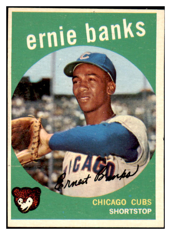 1959 Topps Baseball #350 Ernie Banks Cubs NR-MT 476152
