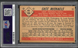 1953 Bowman Color Baseball #130 Cass Michaels A's PSA 6 EX-MT 476212