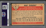 1953 Bowman Color Baseball #156 Max Surkont Braves PSA 4 VG-EX 476216